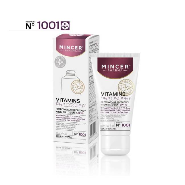 Anti-wrinkle face cream, VITAMINS PHILOSOPHY 1001