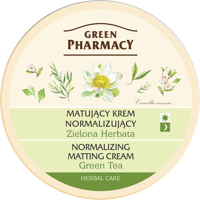 Normalizing face cream with green tea