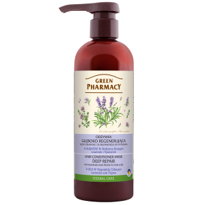 Conditioner for weakened hair prone to falling out, lavender and thyme