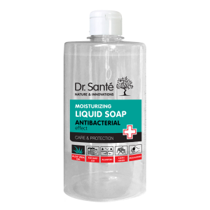 Moisturizing liquid soap with antibacterial effect, aloe vera