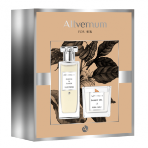 Allvernum Coffee & Amber Gift Set - Eau de Parfum and Candle