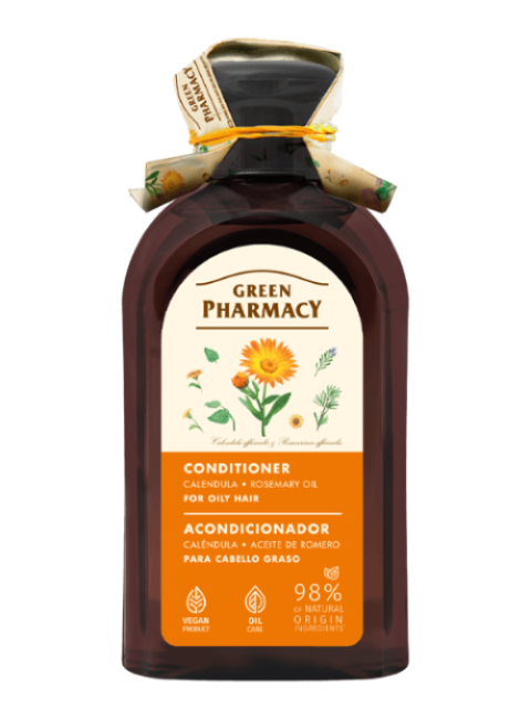 Odżywka do włosów przetłuszczających się nagietek i olej rozmarynowy Green Pharmacy 300ml.png