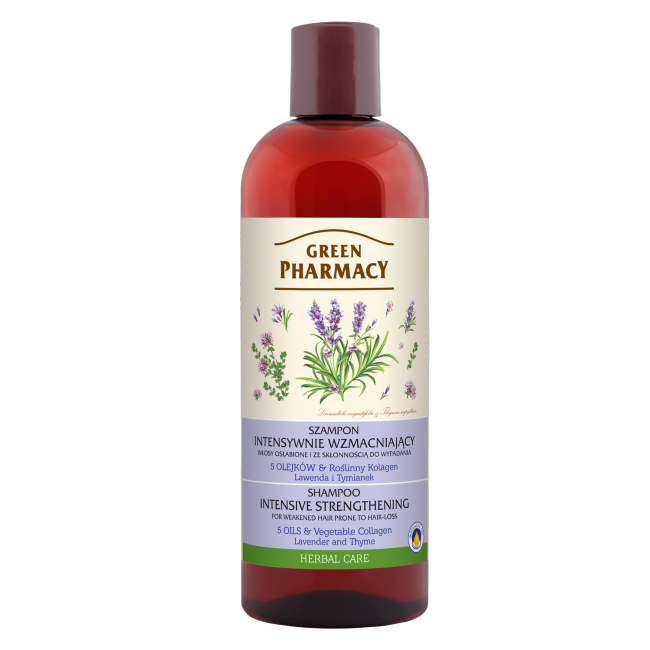 Shampoo for weakened hair prone to falling out, lavender and thyme