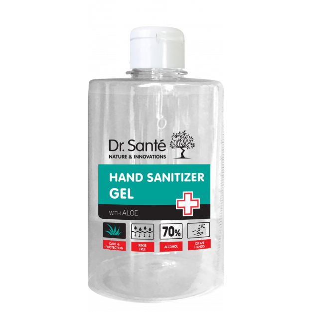 Antibacterial hand disinfectant gel, aloe
