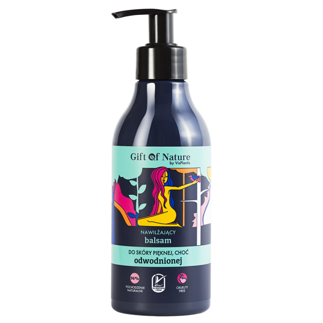 Moisturizing body lotion for dehydrated skin