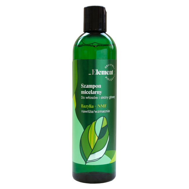 Micellar shampoo for hair and scalp, basil + NMF