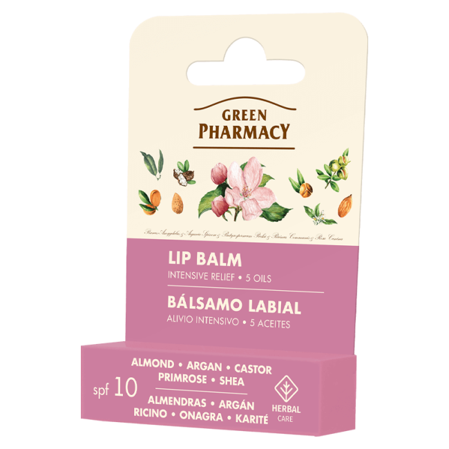 Balsam do ust, na bazie 5 olejów i wit. E, intensywnie zmiękczający, SPF 10