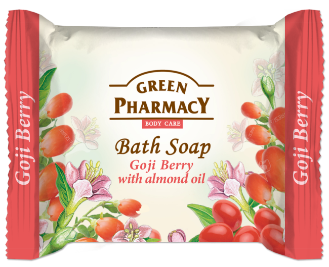 Bath soap, goji berry with almond oil