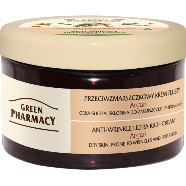 Anti-wrinkle face cream with argan oil