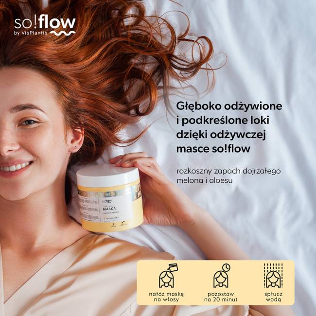 Moisturizing mask for curly hair