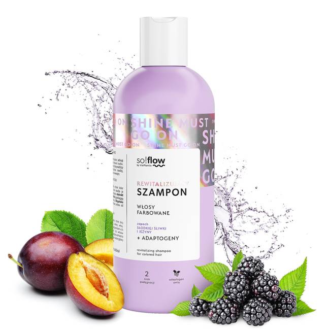 Revitalizing shampoo for colored hair
