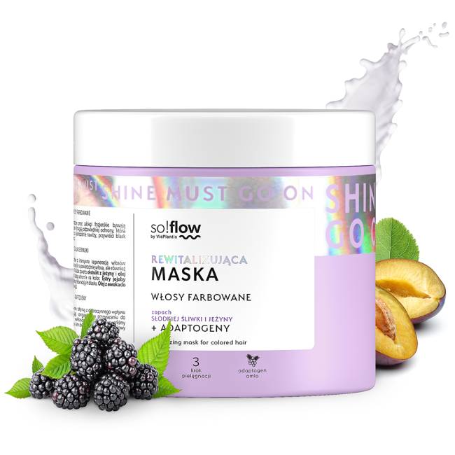 Revitalizing mask for colored hair