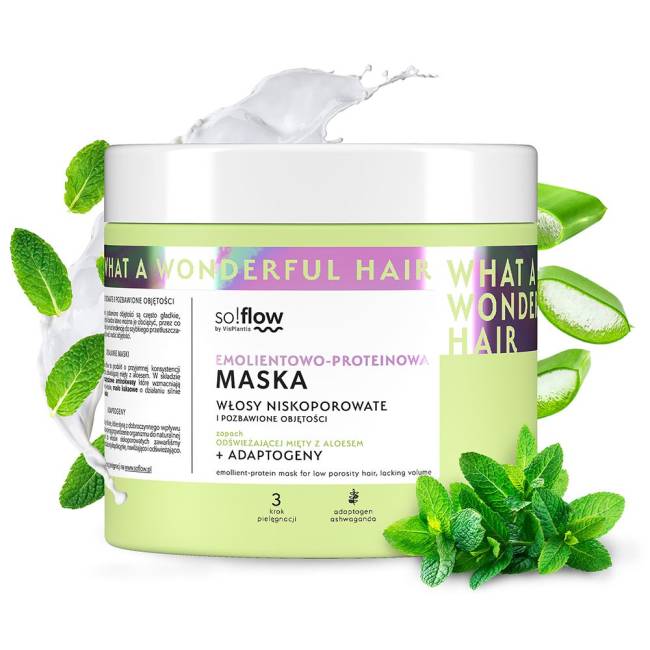 Emollient - protein mask for low porosity and volumeless hair