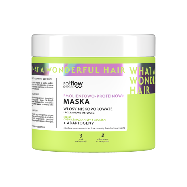 Emollient - protein mask for low porosity and volumeless hair