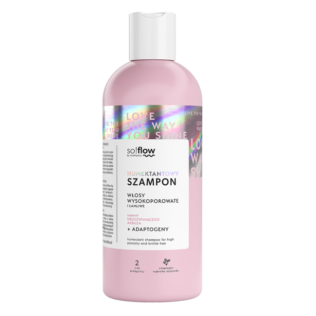 Humectant shampoo for high porosity and brittle hair