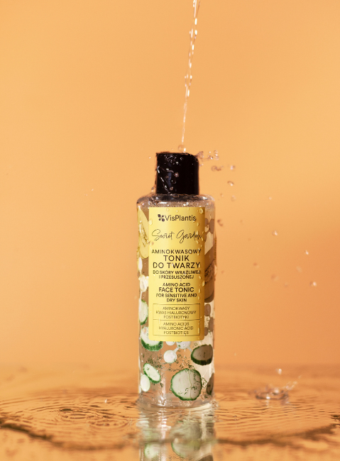 Amino acid face tonic for sensitive and dry skin