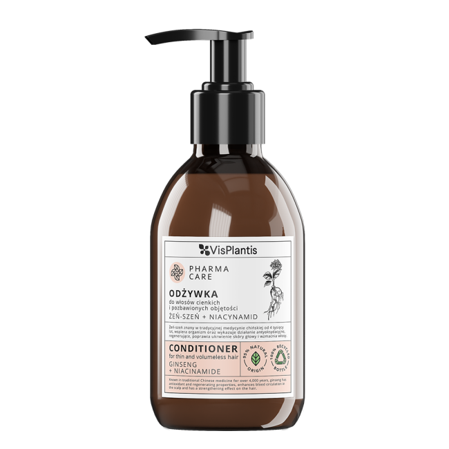 Conditioner for thin and volumeless hair, ginseng + niacinamide