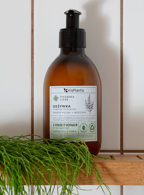 Conditioner for damaged hair, horsetail + urea