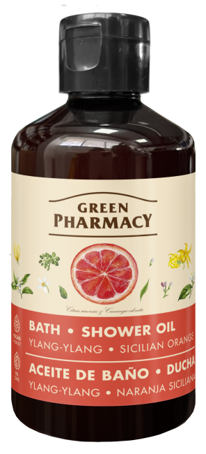Bath and shower oil, ylang-ylang and sicilian orange