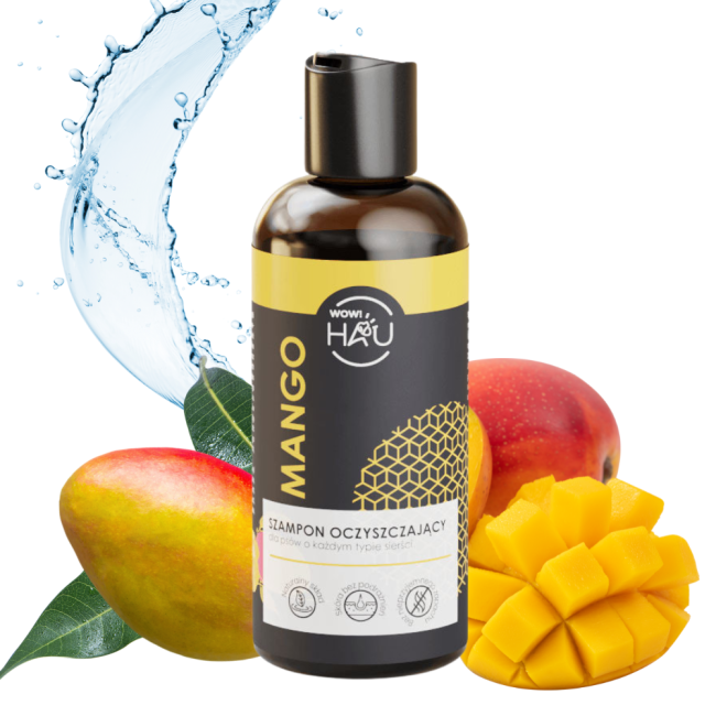 Deep cleansing shampoo for dog, mango