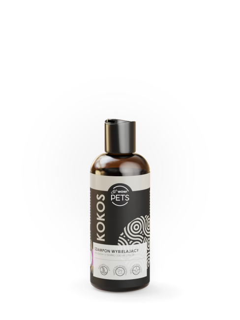 Whitening shampoo for dog, coconut