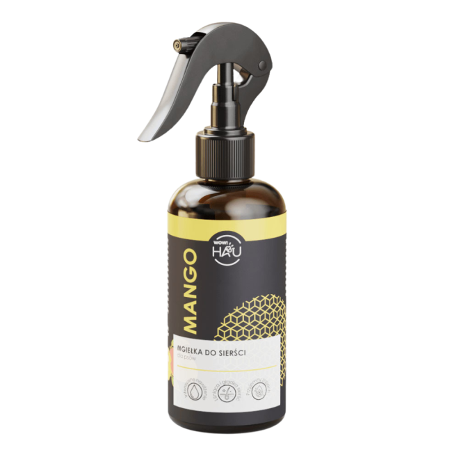 Scented coat mist for dog, mango