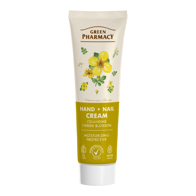 Hand cream, celandine and linden blossom