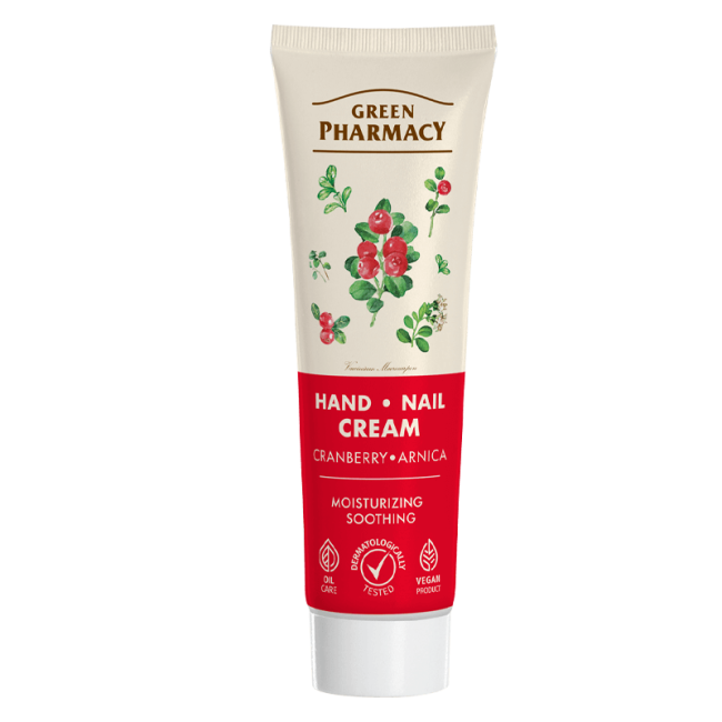 Hand cream, cranberry and arnica