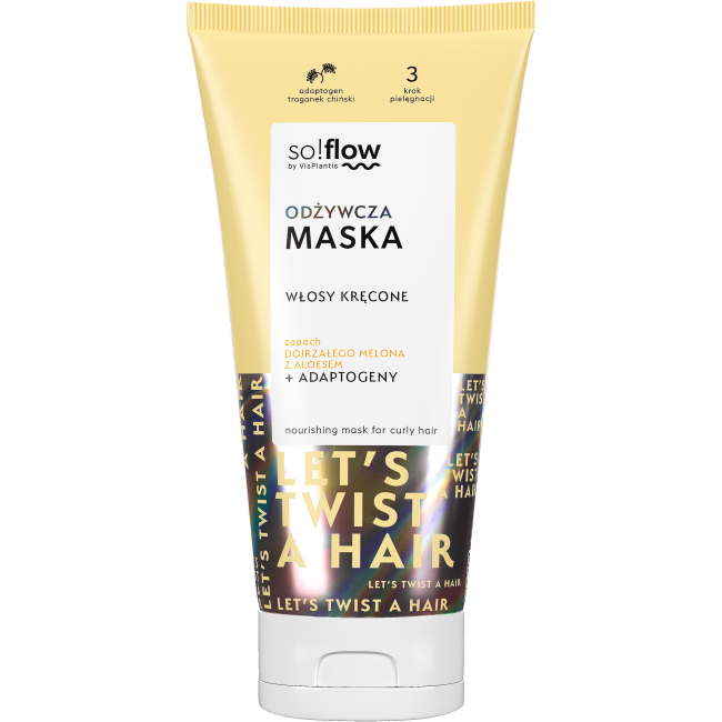 Odżywcza maska do włosów kręconych