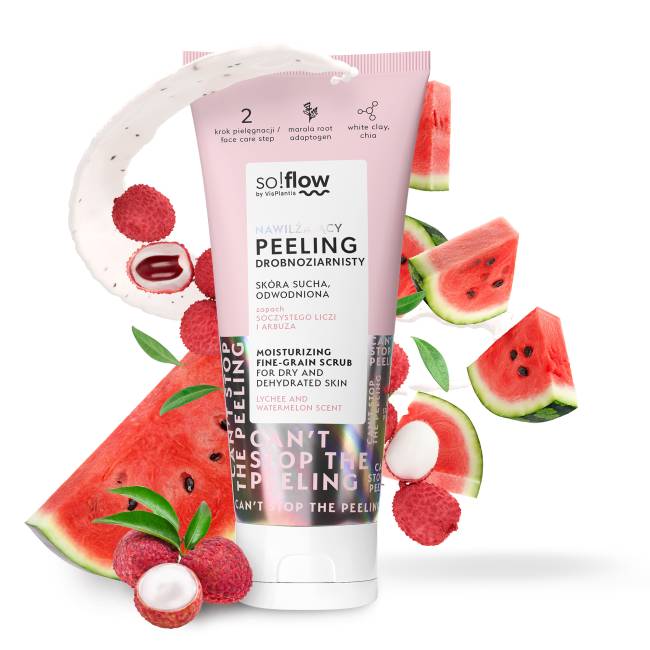 Nawilżający peeling drobnoziarnisty
