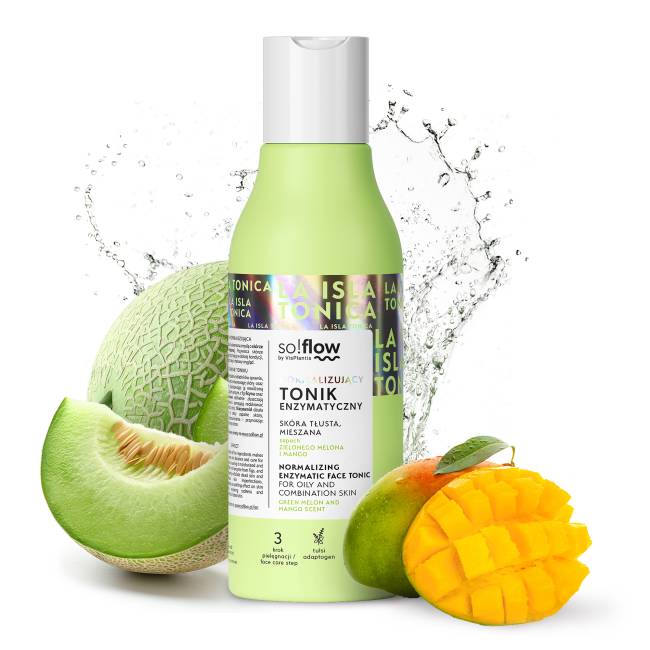 Normalizing enzymatic face tonic