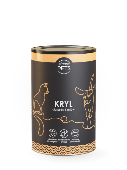 Mączka z kryla antarktycznego dla psa i kota 400 g