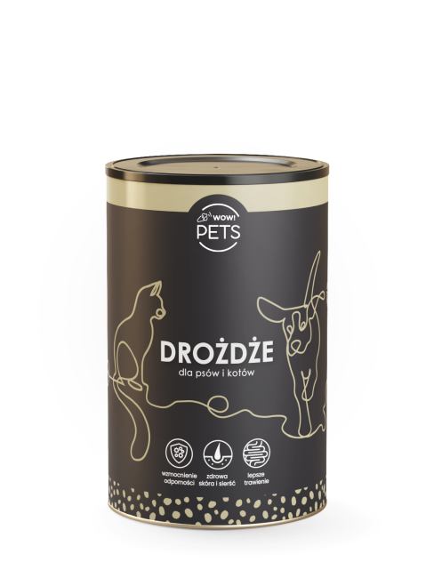 Wow!Pets Drożdże browarnicze 600 g