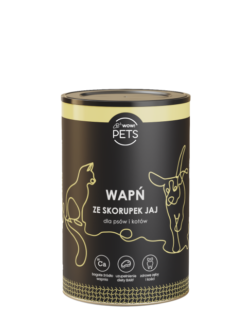 Wow!Pets Wapń - skorupki jaj 800 g