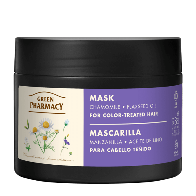 Chamomile and flaxseed oil mask for color-treated hair 300 ml