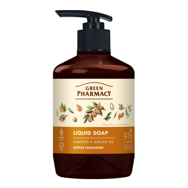 Liquid soap Almond and argan oil 460 ml