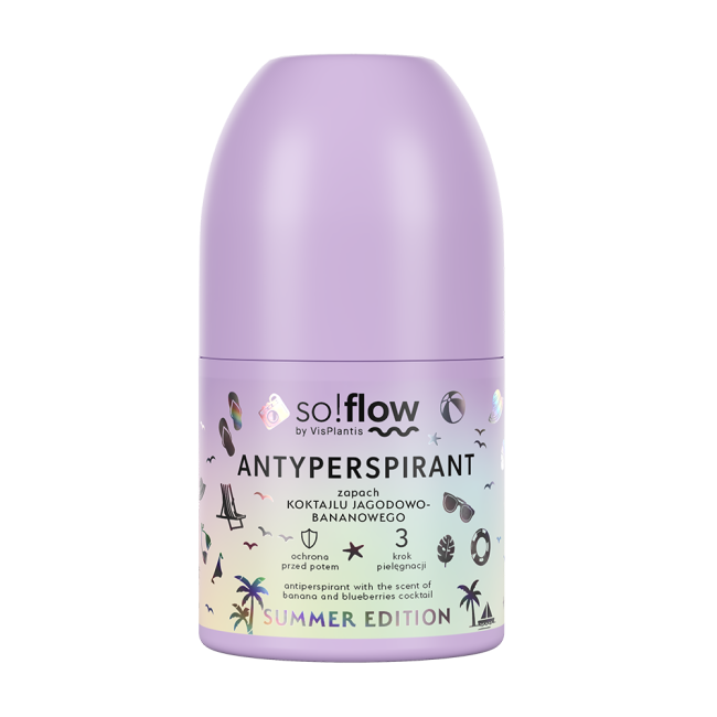Antyperspirant jagodowo-bananowy roll-on Summer Edition