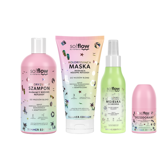 Zestaw prezentowy letnia pielęgnacja różowa