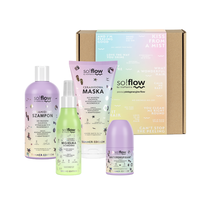 Zestaw prezentowy letnia pielęgnacja fioletowa