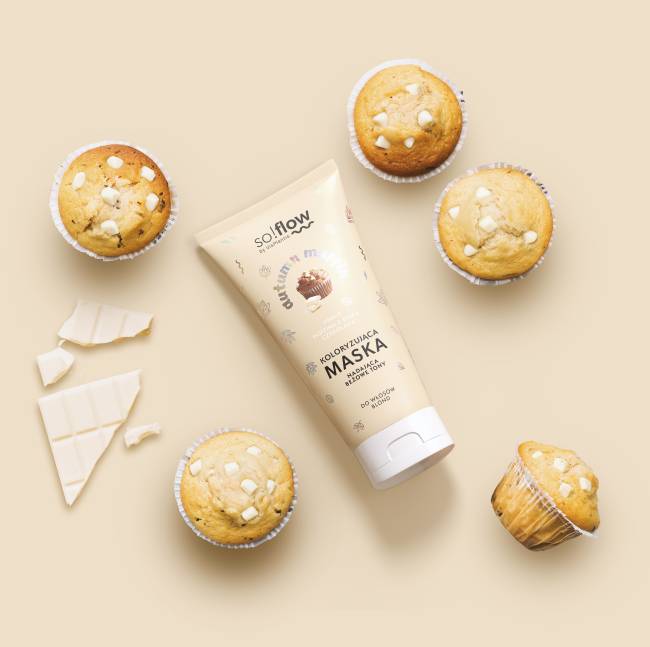 autumn muffin тонуюча маска для світлого волосся