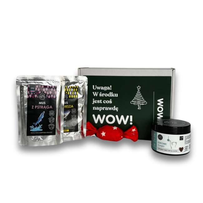 Zestaw zdrowe stawy dla kota, świąteczna zabawka GRATIS