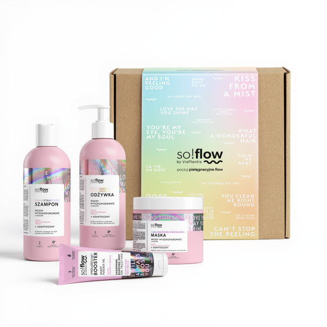 Gift Set for High-Porosity Hair + Smoothing Booster