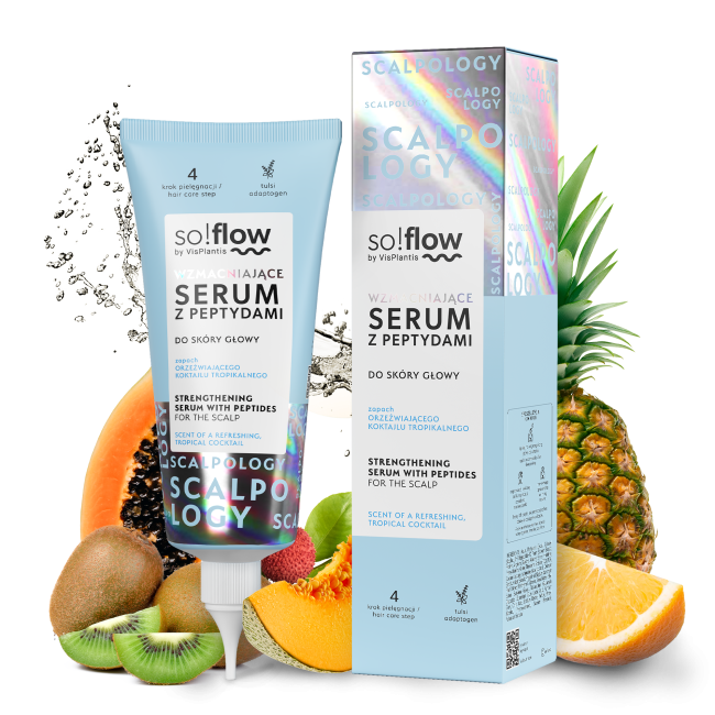Scalpology wzmacniające serum z peptydami do skóry głowy