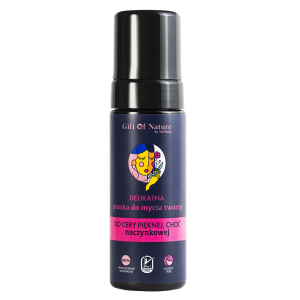Delicate face cleansing foam for capillary skin
