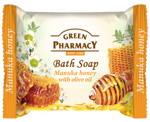 Bath soap, manuka honey with olive oil