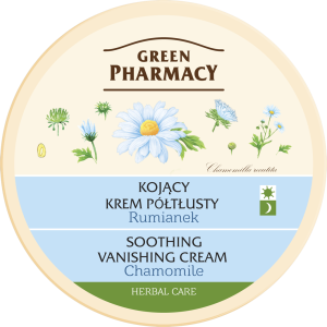 Soothing face cream with chamomile