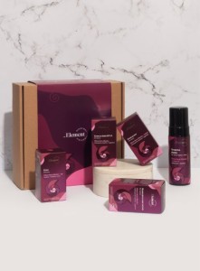 Element gift set for face care, snail slime filtrate