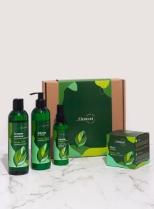 _Element gift set for hair care with basil extract