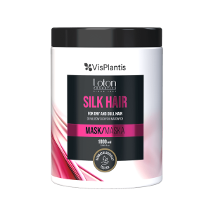 Mask for dry and dull hair with silk