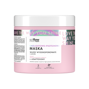 Emolientowo - proteinowa maska do włosów wysokoporowatych i łamliwych